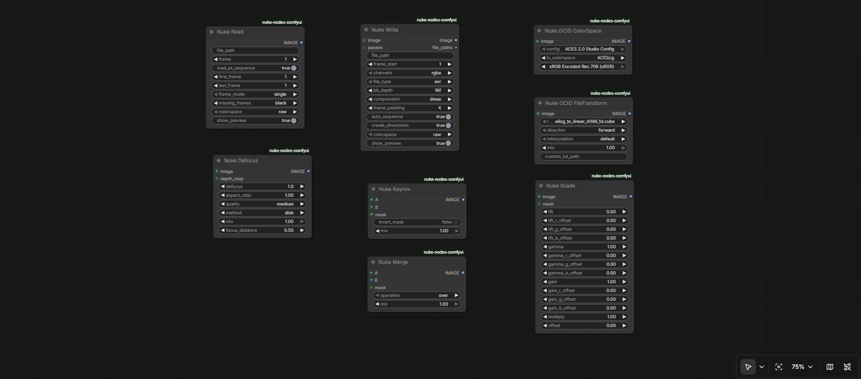 Foundry Nuke Nodes for ComfyUI